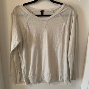 J. Crew gray shirt